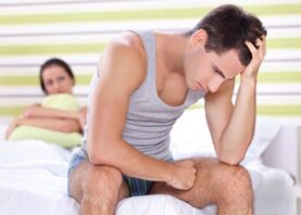 The reasons for distribution in men when excited